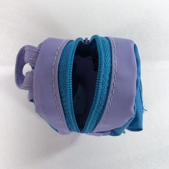 Disney Beauty And The Beast Backpack Purple Blue Doll Mini Purse Calego Zip - Picture 7 of 13